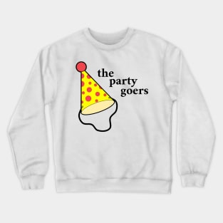 The Backrooms - The Partygoers - Black Outlined Design Crewneck Sweatshirt